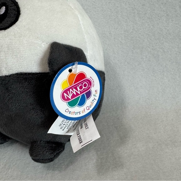 Nanco Panda Black and White 6” Squish Plush Toy - Picture 4 of 6